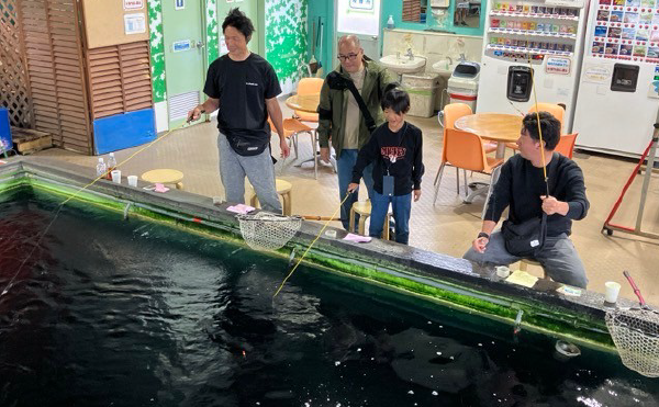 釣り堀の様子